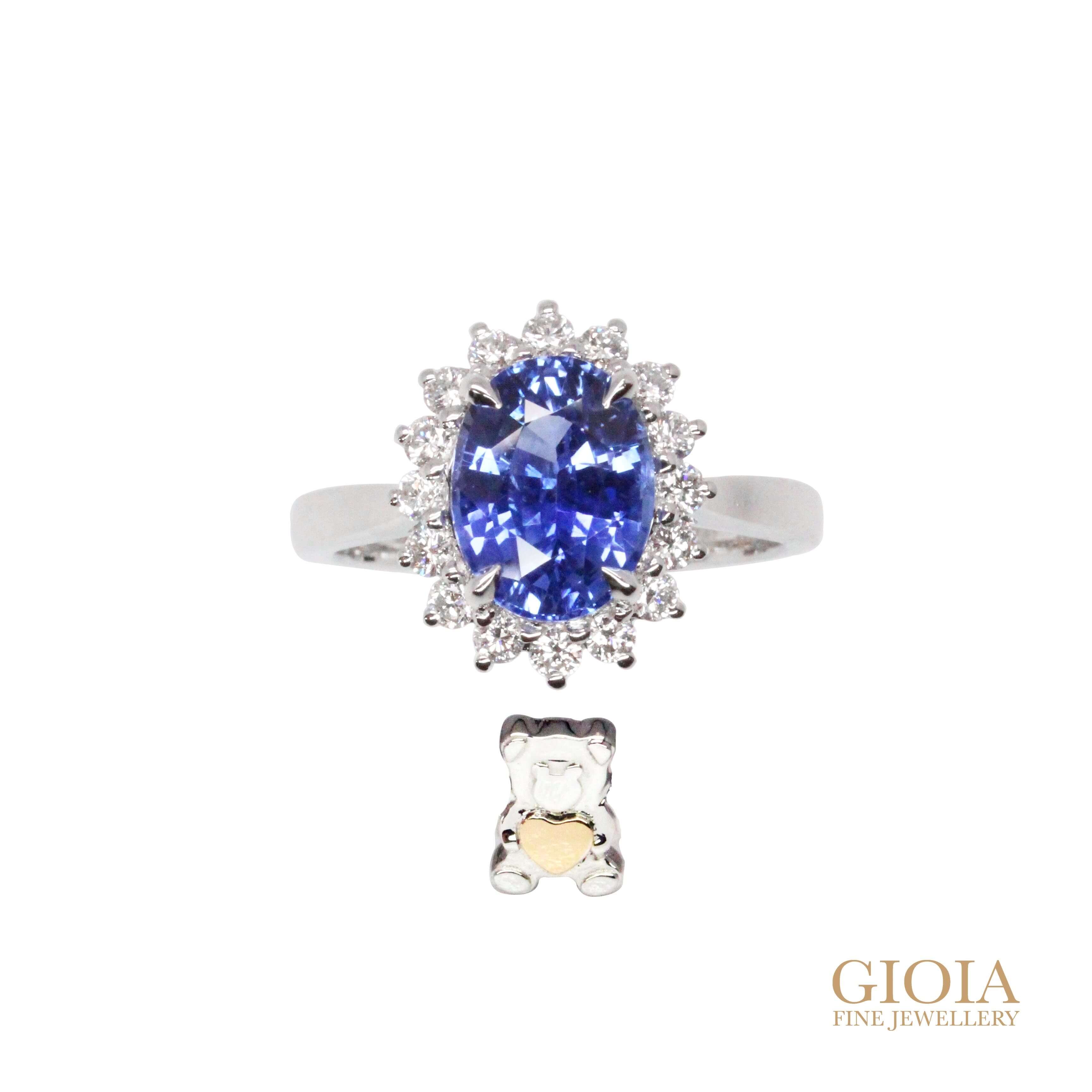 Personalised Sapphire Engagement Ring - Customised Engagement ring | Custom made Jeweler