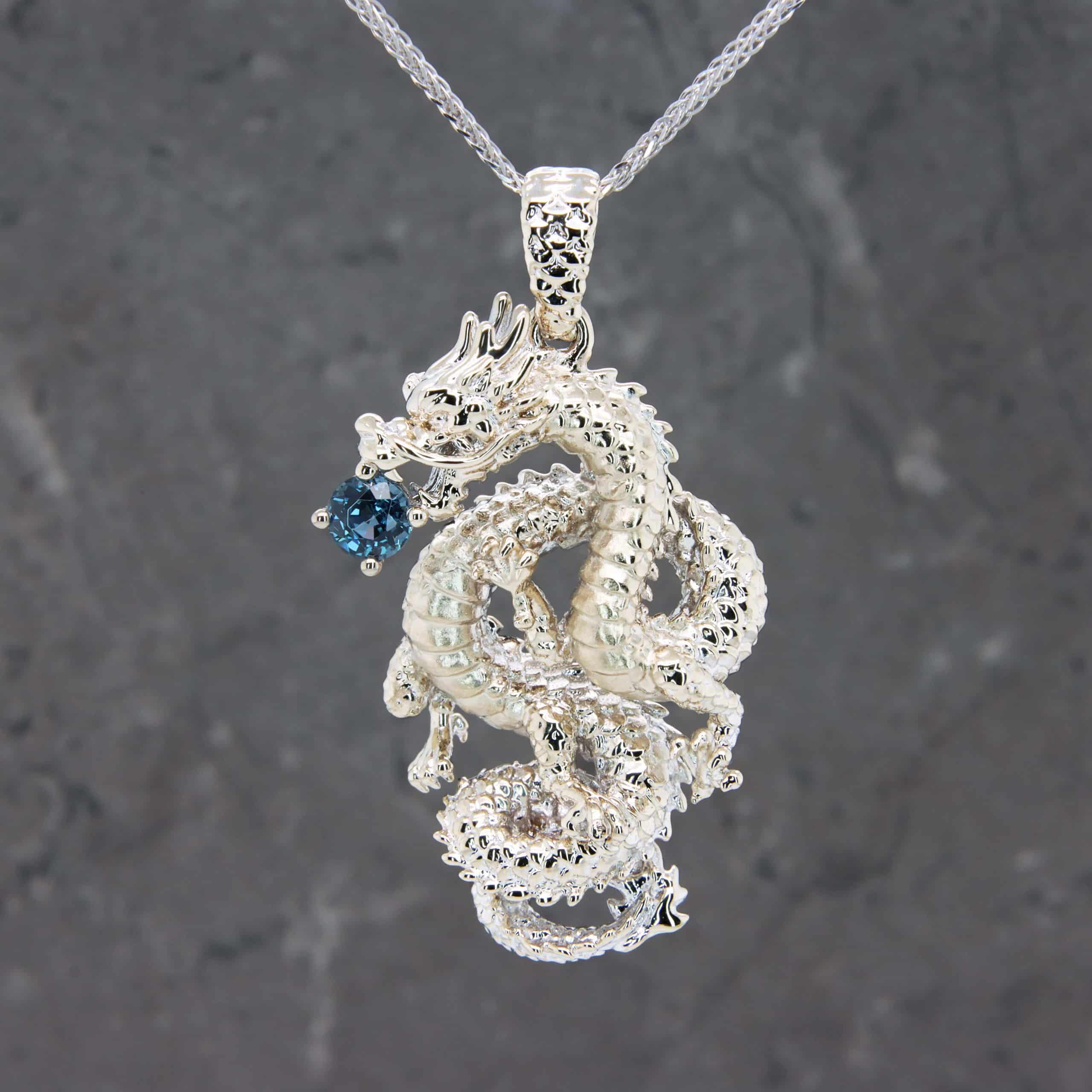 Traditional Chinese Dragon personalised pendant jewellery