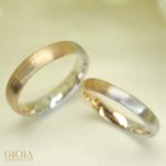 Customised Wedding with a mixed for rose gold and white gold shade | Local Singapore Bespoke Jeweller in customised wedding bands