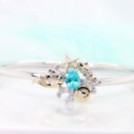 Rare Gemstone Brazil Paraiba Tourmaline Bangle jewellery