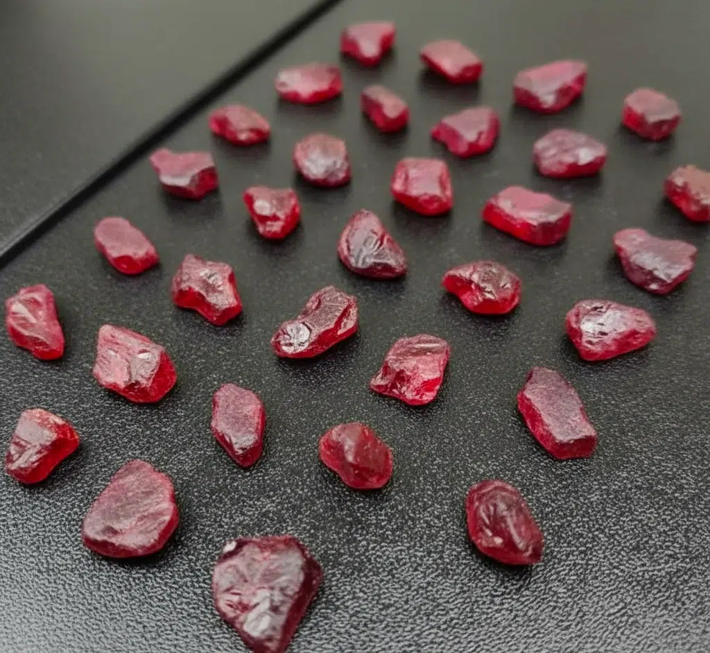 Ruby Rough Rare Gemstone for Ruby Engagement Ring Pigeonblood Ruby in Singapore BEst Jewellery in Sapphire Gemstone